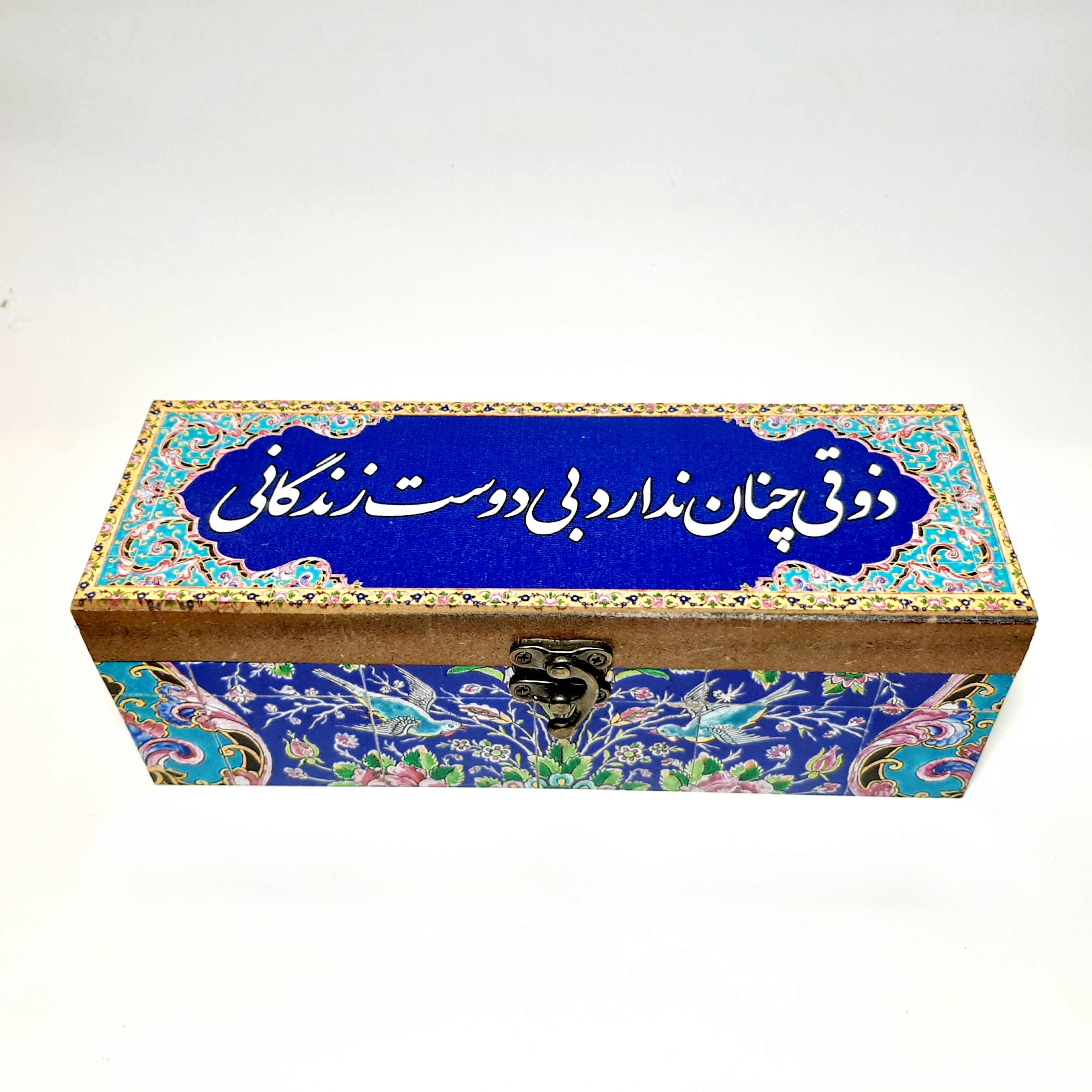 جعبه سنتی چوبی مستطیل ذوقی چنان ندارد