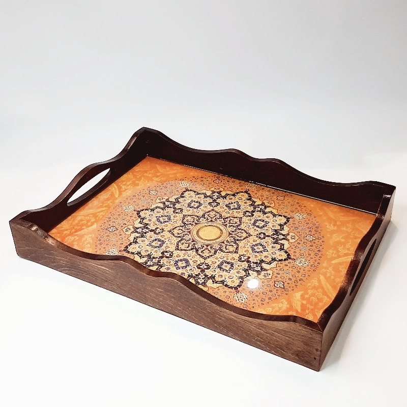 سینی چوبی دکوپاژ مستطیل کد ۲5