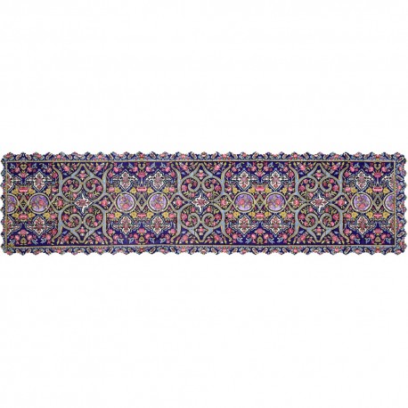 رانر رومیزی مستطیل مخمل سنتی 3033