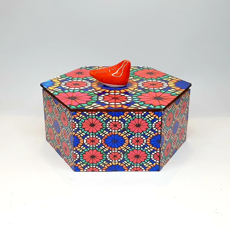 شکلاتخوری دربدار چوبی با طرح سنتی ۰2